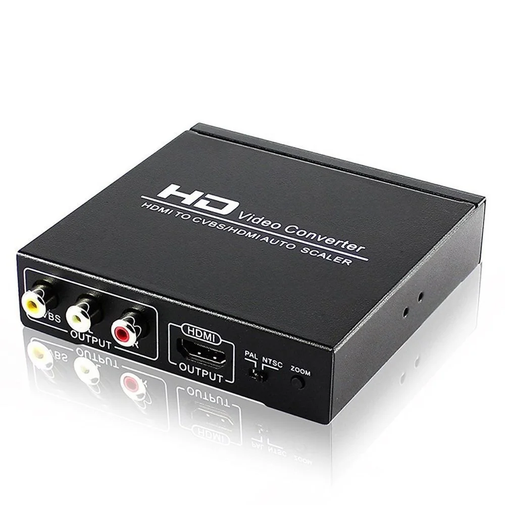 Видео конвертер HDMI в CVBS/HDMI авто скалер нет необходимости программного