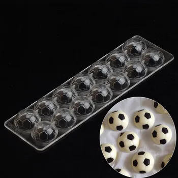 

Grainrain Football Shaped Chocolate Candy Mold Polycarbonate PC DIY Mould Cookie Tray
