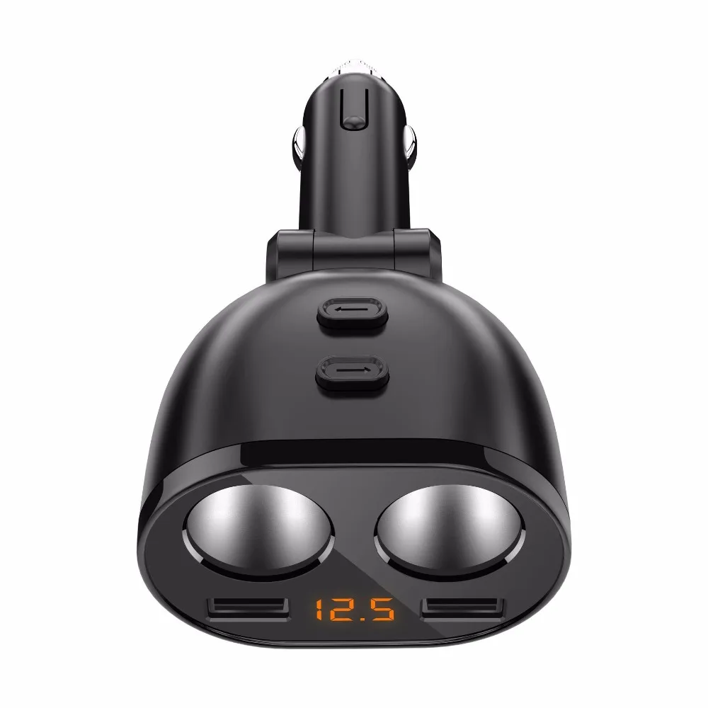 Универсальный Автомобильный USB адаптер для автомобильного прикуривателя 12 В/24 В