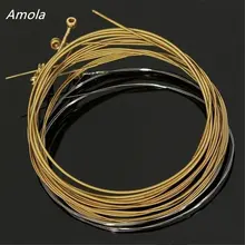 Оригинальный amola, так A60XL 010-048 нержавеющей стали струны для акустической гитары 1-й-6-й струны музыкальных Документам1 наборы