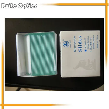 

50pcs Reusable Laboratorial Single Concave Laboratory Microscope Blank Glass slide 25.4 x 76.2mm