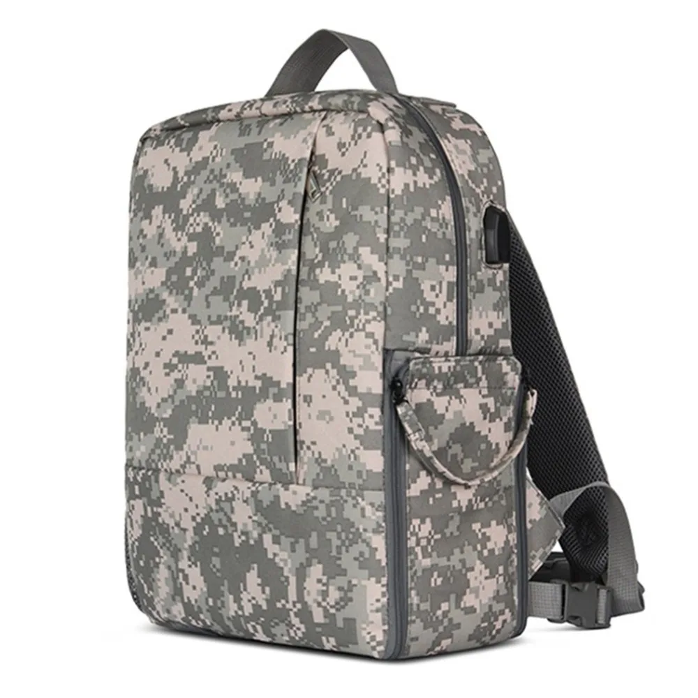 

Large Capacity Multifunctional Nylon Digital DSLR Photo Padded Backpack Fashionable Solid Color Camera Video Bag Travel Bag