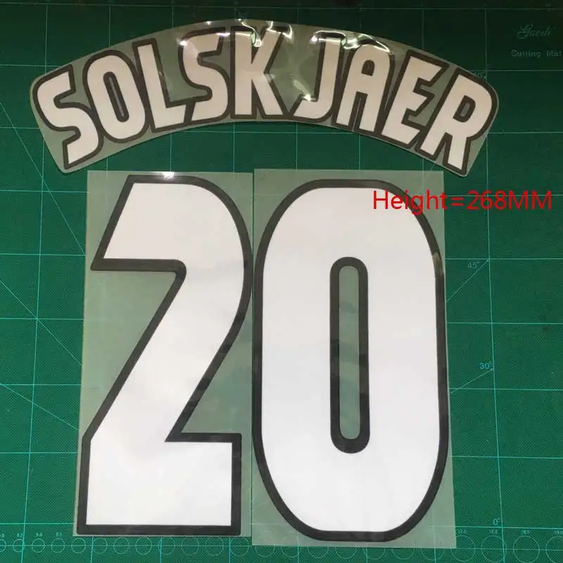 SOLSKJAER 20 nameset Флокирование - Цвет: 9