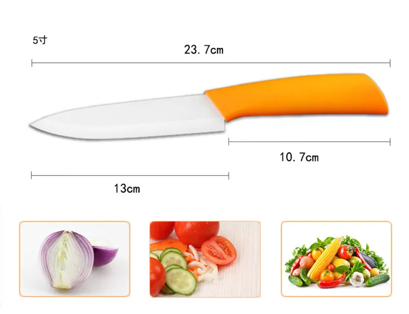 6 цветной кухонный нож набор с Овощечистка циркониевая керамика " 4" " 6" дюймов керамические ножи для шеф-повара кухонные инструменты высокое качество