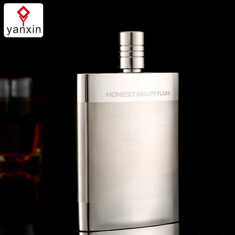 

1Set 3oz Handmade Ultrathin Stainless Steel Hip Flask Alcohol Flagon Gift Set Outdoor Portable Hip Flask Free Give Funnel