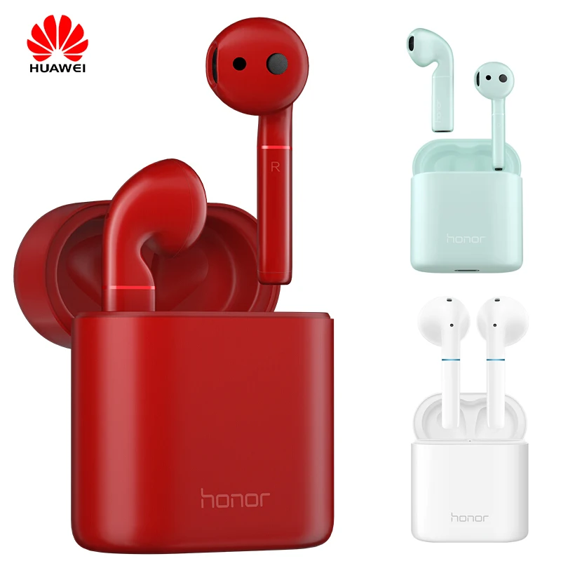 Оригинальный huawei Honor Flypods Беспроводная зарядка в ухо Bluetooth 5,0 бинауральная стерео музыка Спортивная гарнитура с микрофоном официальный тест