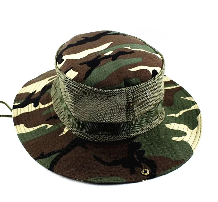 Xongkoro Camouflage Hat Men Tactical Bucket Hats Breathable Climbing ...