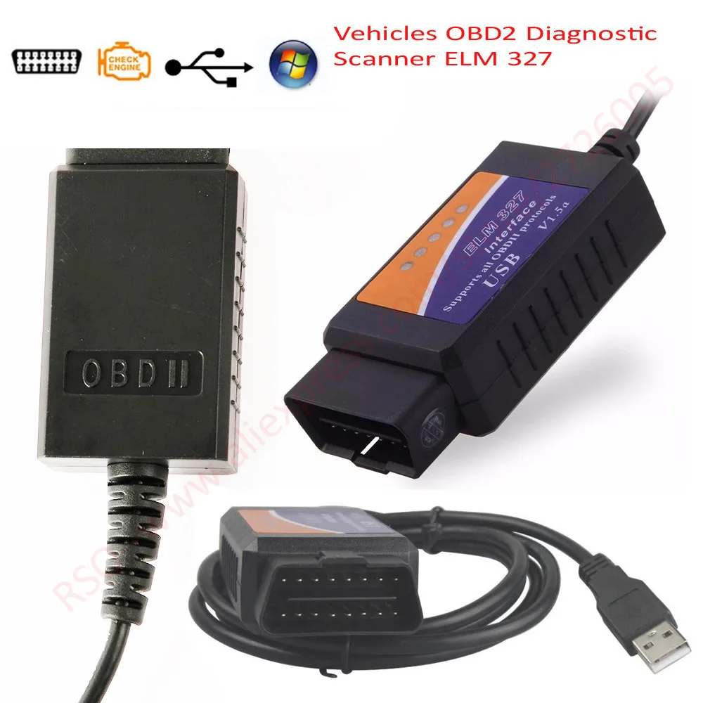 Руководство пользователя! ELM 327 V1.5 OBD 2 ELM327 USB интерфейс CAN-BUS сканер диагностический инструмент кабель Код поддержка OBD-II протоколы