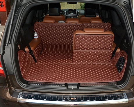 Новое поступление! Полный Комплект ковриков для багажника Mercedes Benz GL 500 X166 на 7 мест