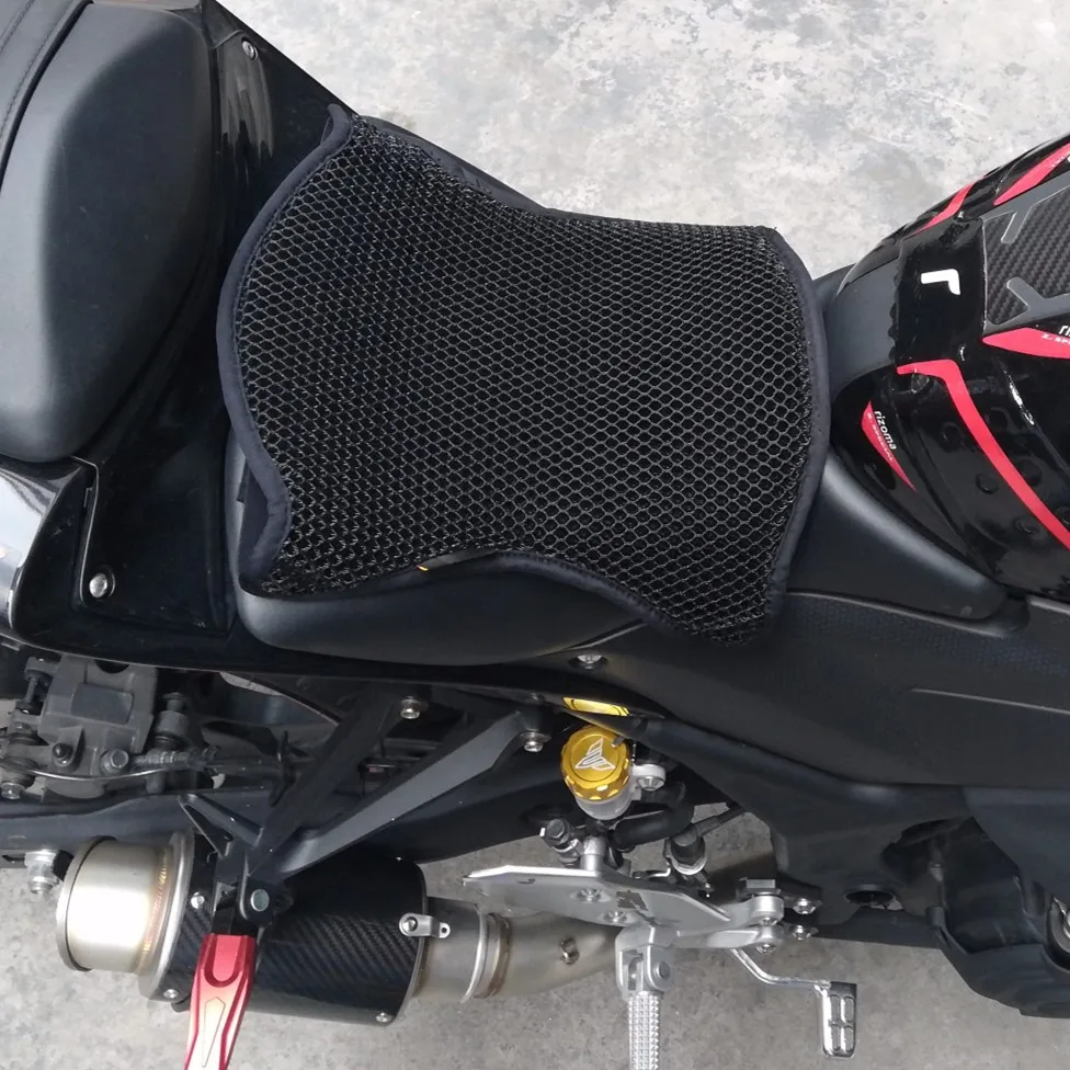 Motorcycle Cool seat cover Cushion protect Sunscreen Prevent bask seat sun pad waterproof 3D