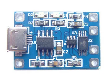 

TP4056 Charge And Discharge Protection Module Over Current Over Voltage Protection for 18650 Lithium Battery MicroUSB