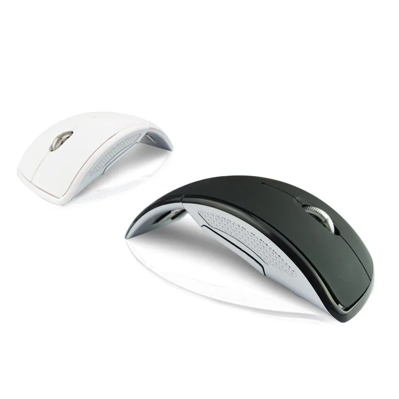 

2017 Creative 2.4G Wireless Foldable Curved Mouse 3 Button 1200 DPI Optical Wireless USB Computer Office Mouse for Laptop Mouse