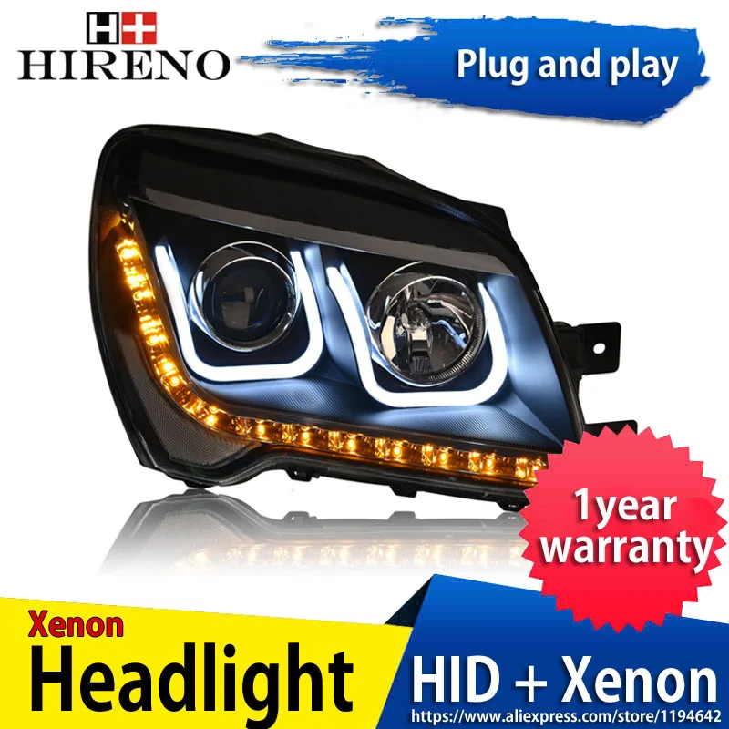 Hireno Headlamp for 2007 2015 KIA Sportage Headlight Headlight Assembly