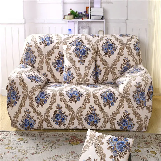 Домашняя мебель с рисунком бабочки, протектор для дивана, плотная обёртка, включая антиклещи, чехол для дивана, эластичный диван вытирается полотенцем, чехлы - Цвет: 10