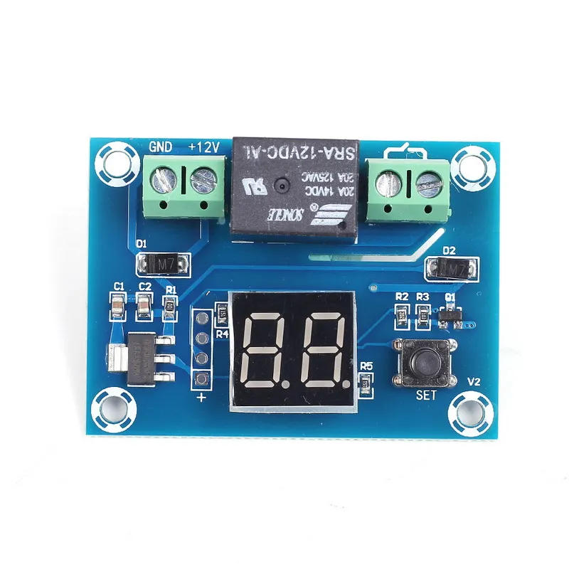 XH-M662 DC12V цифровой таймер обратного отсчета модуль точное 5-60 мин. или 1-24hours