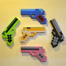 1pcs Minecraft Toys Minecraft Foam Sword Pickax Gun Toys Minecraft Game Weapon EVA Action Figure Model Toy for Kids Outdoor Game