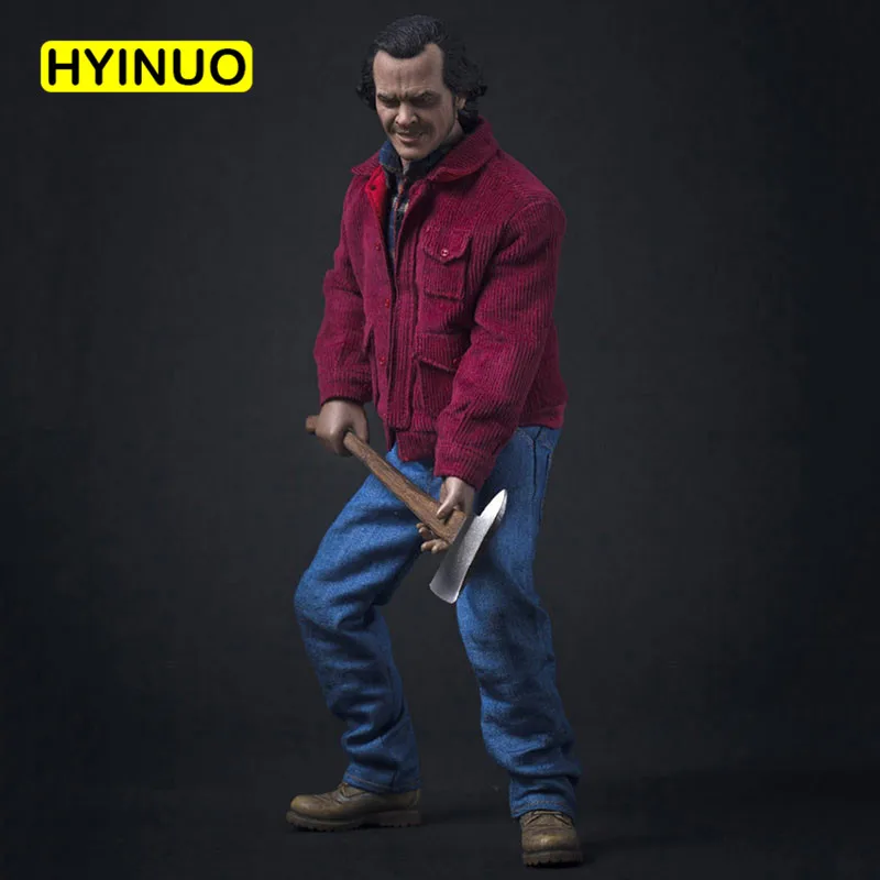 

1/6 Scale The Shining Jack Nicholson Men Splitter Double Head Carving Sculpt Model 12' Full Set Action Figure Dolls Toys