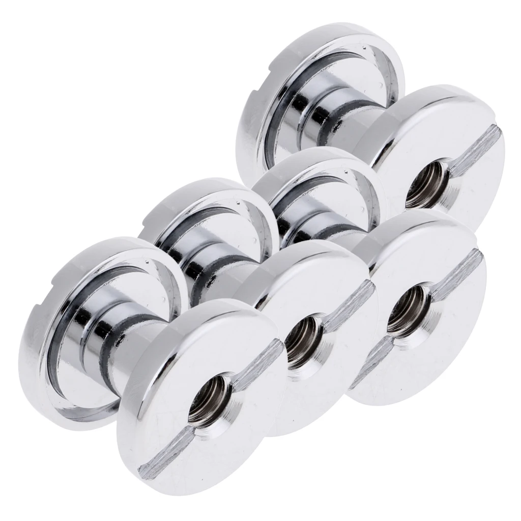 4Pcs 1.7cm Durable Tech Diving Book Screw Back Plate Pad for Underwater Scuba Diving BCD Equipment Bookscrews Replacement