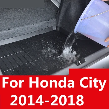 

For Honda City 2014-2018 Car trunk mat high uality new special trunk mat waterproof pad Auto Accessories