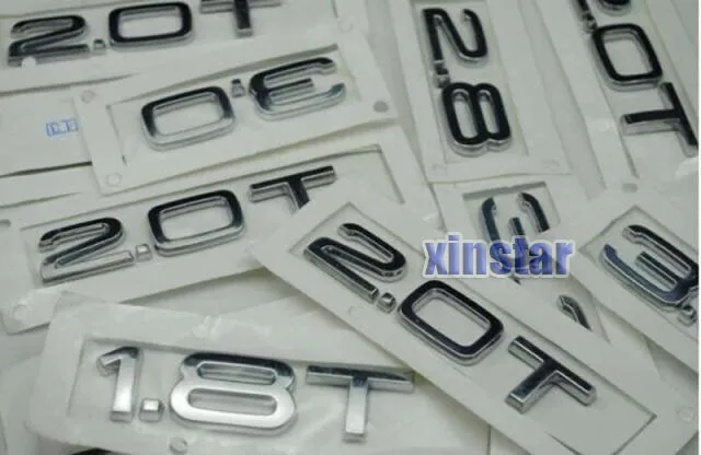 Серебряный стикер ABS 1 8 2 0 4 3 для Audi SLINE A1 A3 A4 A5 A6 A7 Q3 Q5 Q7 TT RS|Наклейки на автомобиль| |