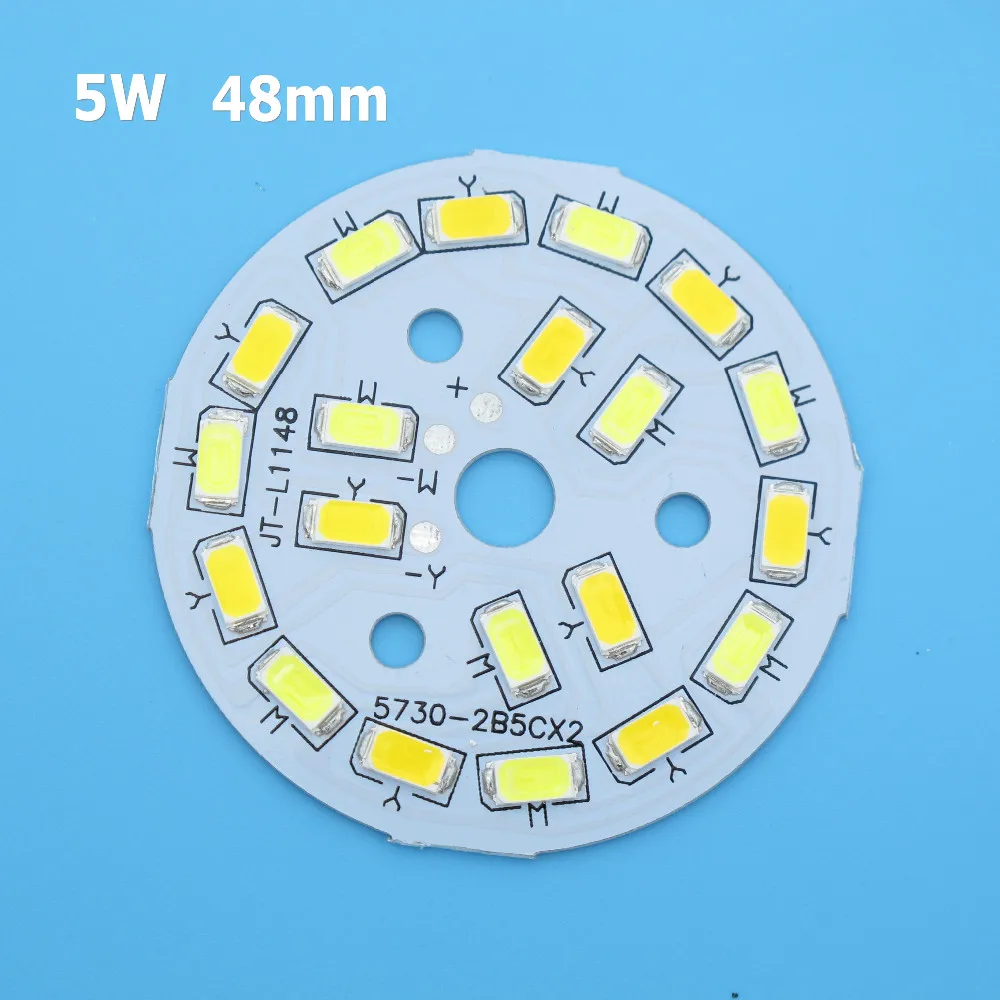 Двойной Цвет Температура SMD5730 светодио дный PCB 3 Вт 5 Вт 6 Вт 7 Вт 9 Вт 12 Вт 15 Вт 18 Вт белый теплый белый источник света для светодио дный лампы