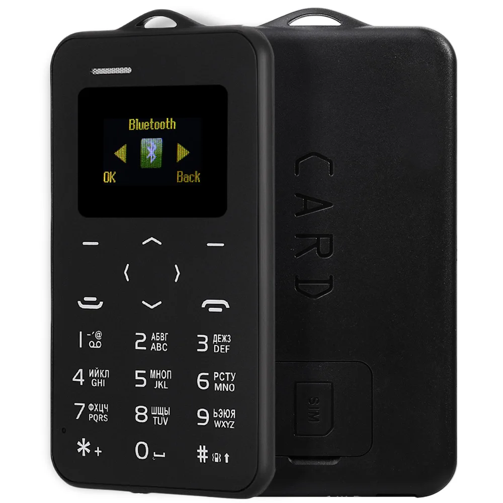 AEKU/AIEK C6 1 0 дюймовый Pocket Mini Card телефон русская клавиатура GSM Bluetooth 2 Календарь