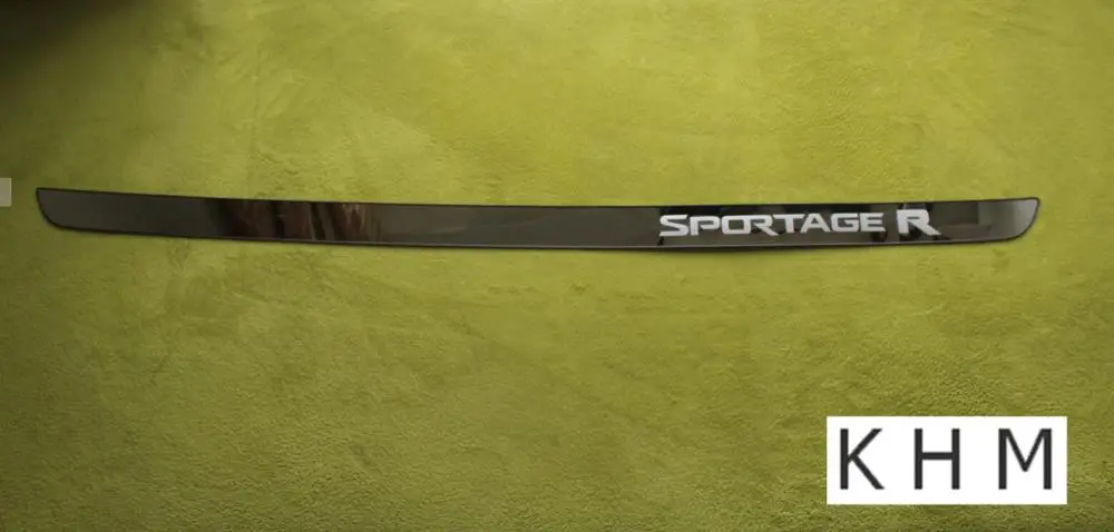 Для Kia Sportager 2011- задняя дверь из нержавеющей стали Накладка для багажника подходит для автомобиля-Чехлы для автомобиля-Стайлинг - Цвет: Серебристый