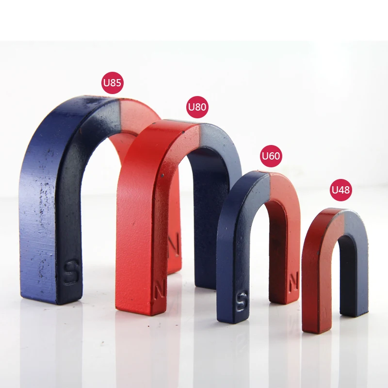 

2pcs Magnet for Education Science Experiment Horseshoe Magnets U teaching