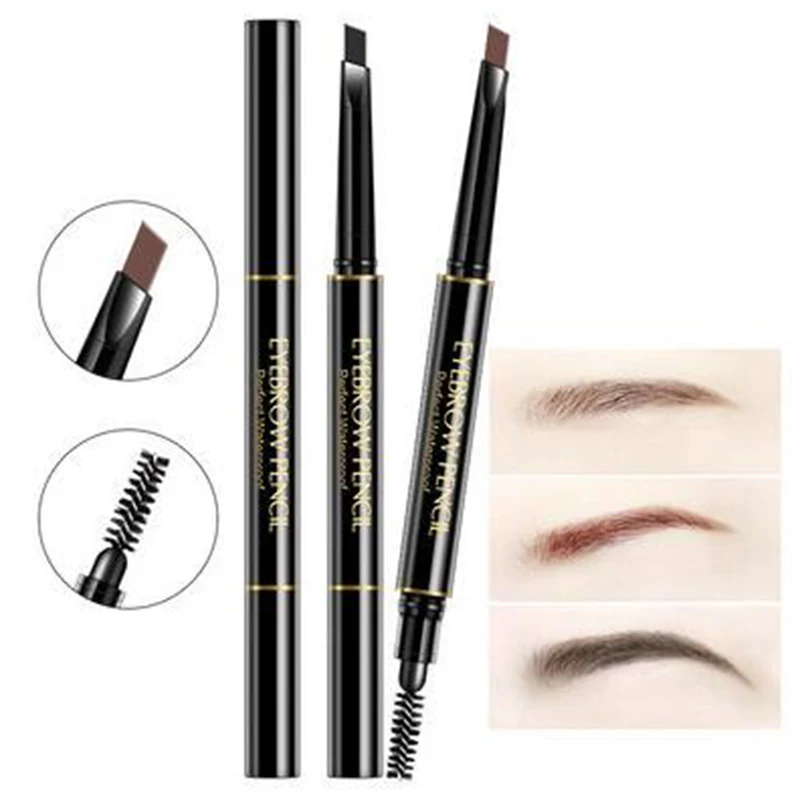 

1PC Rotating Automatic Eyebrow Pencil Cosmetics Natural Long Lasting Paint Tattoo Eyebrow Waterproof Eye Brow Pen Makeup Set