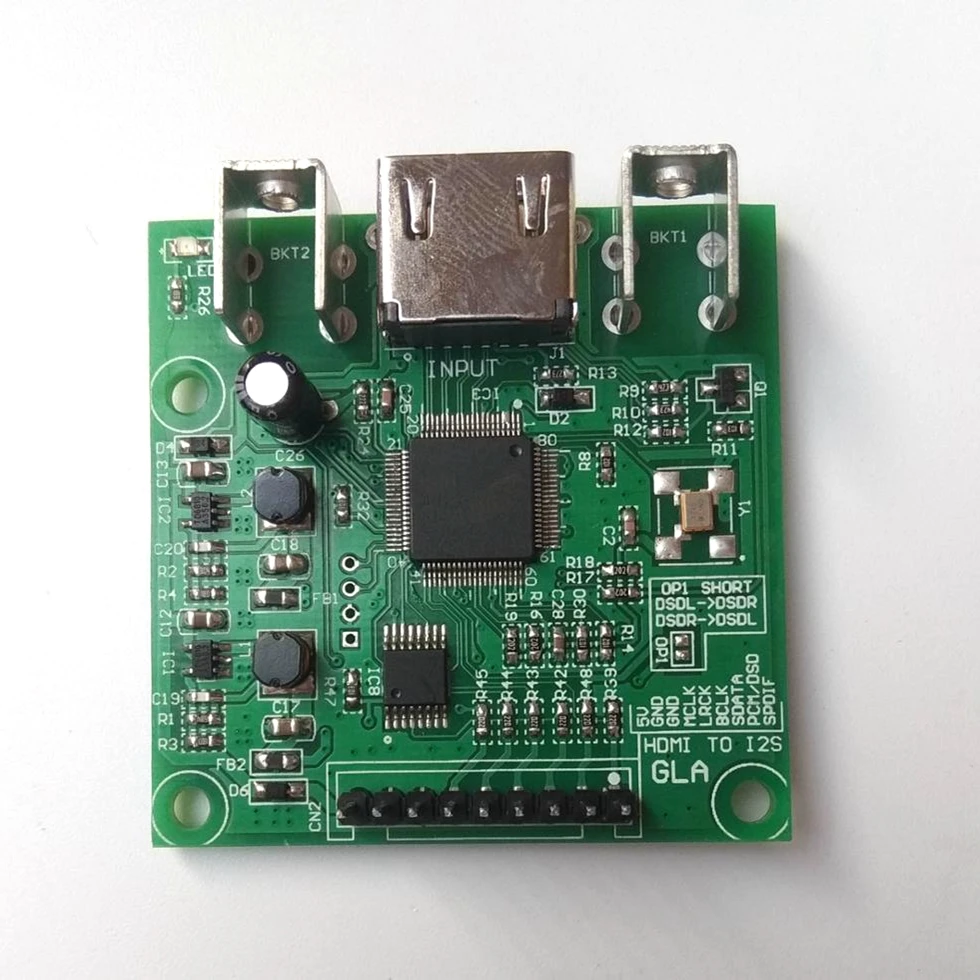 Разделение HDMI и Извлечение цифрового аудио сигнала I2S/DSD/SPDIF модуль|Соединители| |