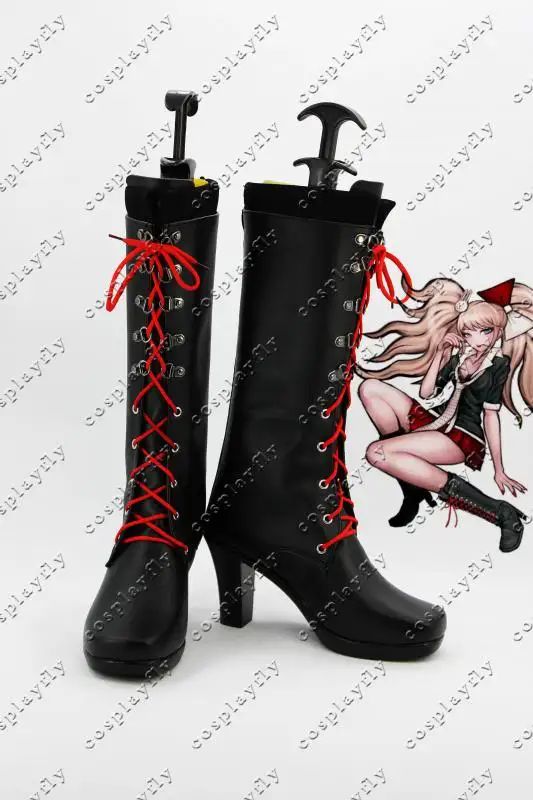 Супер Danganronpa 2 Danganronpa Dangan-Ronpa Junko Enoshima обувь для косплея сапоги для взрослых для Хеллоуина, карнавала, Рождества, костюма