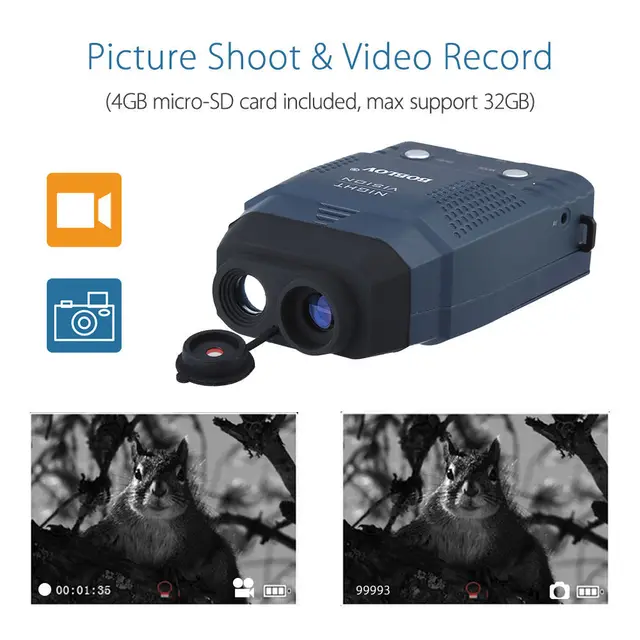 $US $227.42  Multi-function Night Vision Device HD Digital Day and Night Dual-use Low Light Night Vision Camera 
