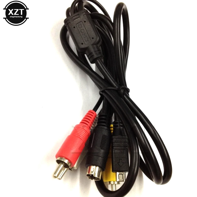 Nuovo 1.2M Cavo Av Cavo 10 Pin Dvi Dv Connettore A 3 Rca S-Video Per Sony Handycam Videocamera Digitale Vmc-15Fs Cavo A/V