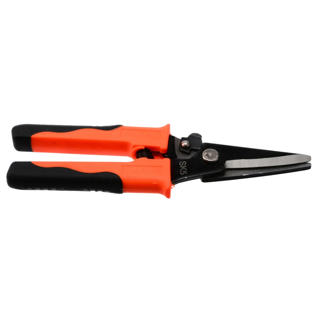 8'' Bend/Straight Aviation Metal Tin Snip Iron Cutter Scissors Industrial Home Metal Shears Hand Tool