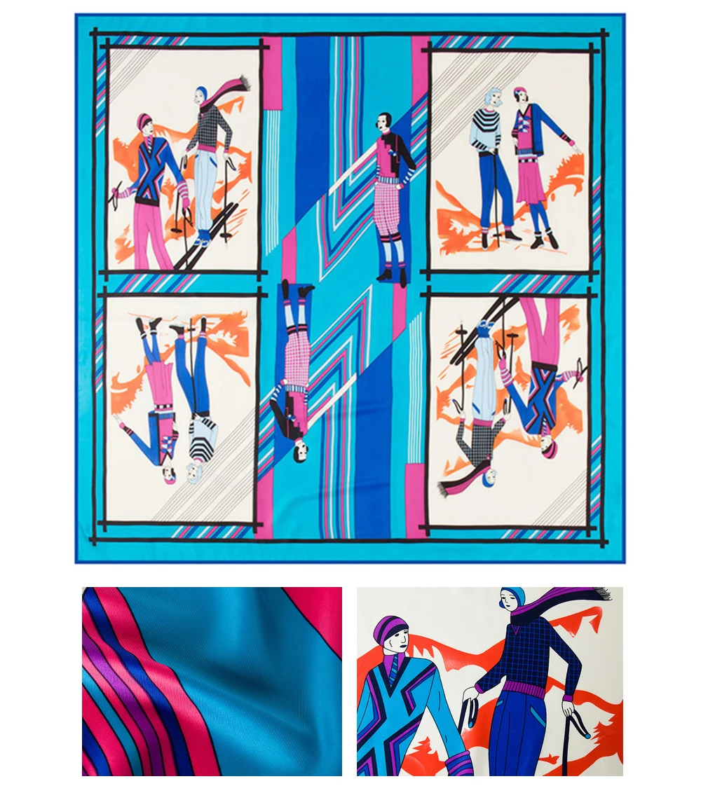Square Silk Scarf (6)