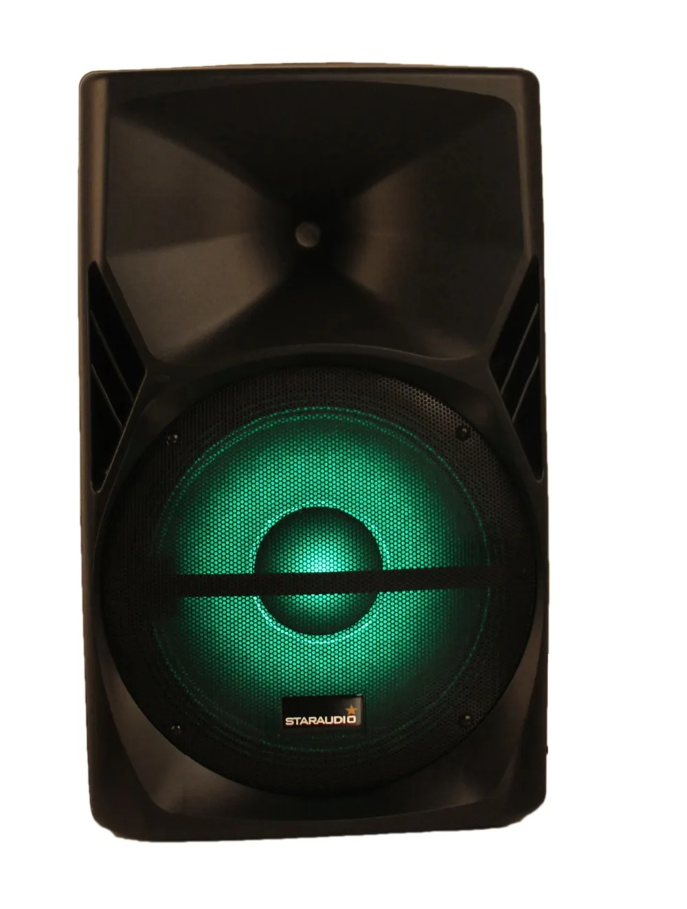 stage 3500w 15 inch powered pa stage speaker usb sd bluetooth led light 