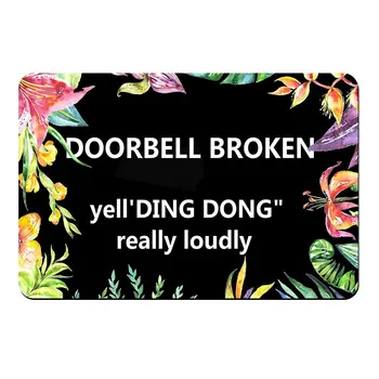 

Doormat Broken Doormat-Funny Doormat Rug Indoor/Outdoor/Front Door/Bathroom Mats Rubber Non Slip