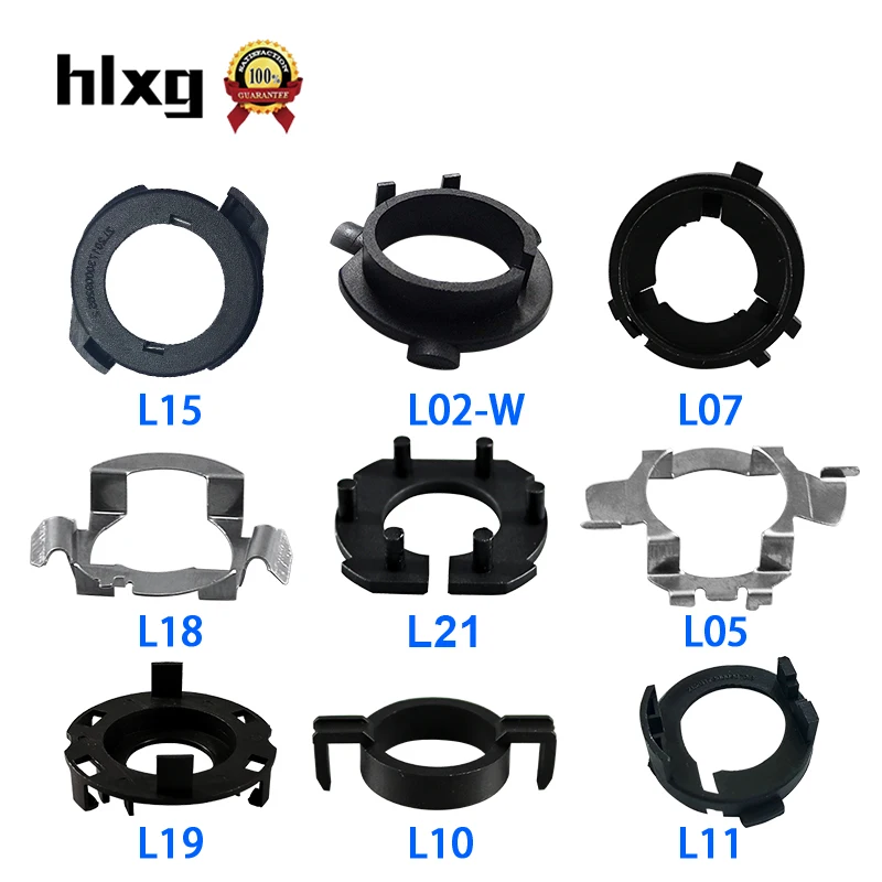 Hlxg 2 шт. светодиодный H7 держатель лампы адаптер лампа база H7 Автомобильная фара Адаптер для KIA Mitsubishi Mercedes-Benz Ford Volkswagen Citroen