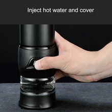 Портативная чайная Изолированная чашка стеклянная чайная бутылка для воды с разделительной чашкой 66CY
