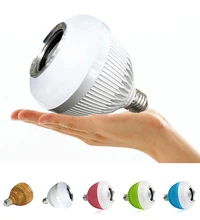 WJ-L2 6W E27 B22 RGB LED Light Bulb Bluetooth Speaker Stereo Audio Phone APP Remote Control Changing Colorful Led Music Lamp