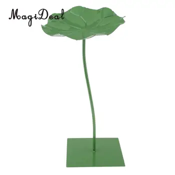 

Decorative Water Standing Lotus Leaf Statue Ornament Art Garden Pond Decor