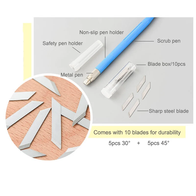 1 шт. художественная ручка нож Ручные инструменты прецизионный резак с скальпельными лезвиями хобби нож DIY ремесло резной нож комплект