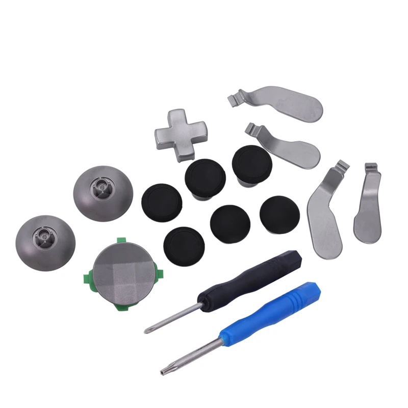 

16-in-1 Replacement Parts with Controller Parts Compatible Accessories Swap Thumbsticks + 4 Paddles + 2 D-Pads Elite Controlle
