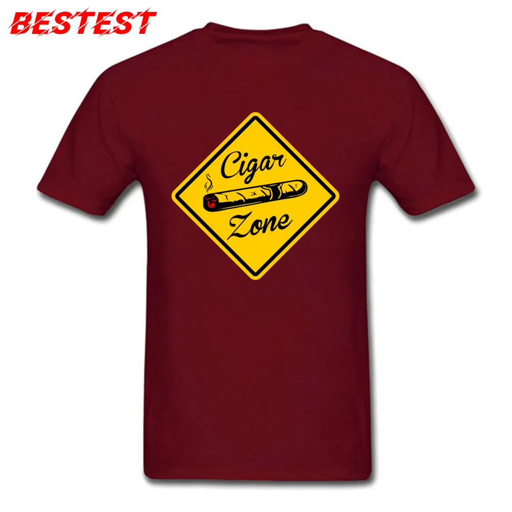 Cotton Men's Short Sleeve Cigar_Zone_08186 Tshirts Normal Tops Tees Plain 3D Printed O Neck Tops Shirt Top Quality Cigar_Zone_08186 maroon