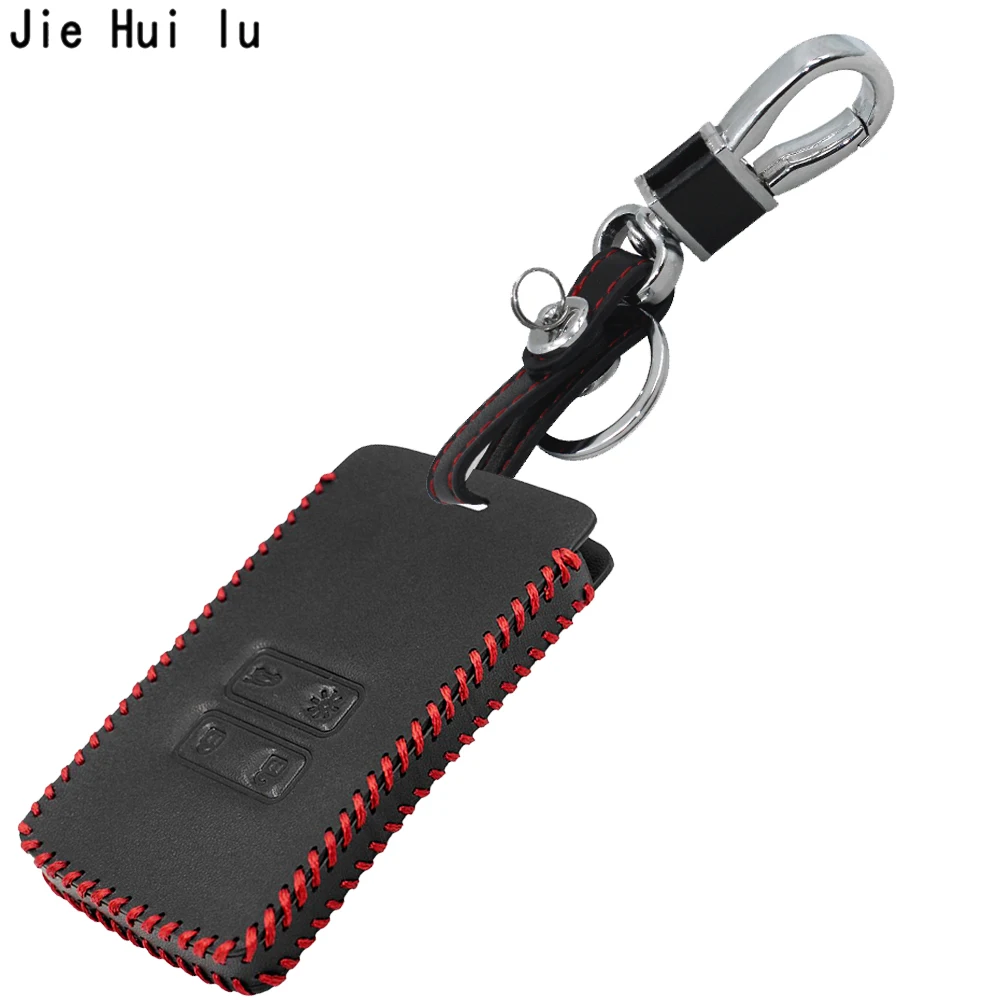 

Leather Car Key Case Keyless Entry Cover Remote Fob Protector Shell Accessories for Renault Koleos Kadjar Scenic Megane Sandero