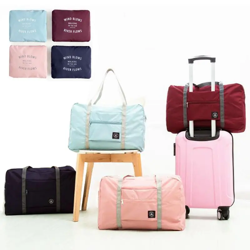 

High Quality Folding Travel Bag Nylon Travel Bags Hand Luggage for Men Women Shoulder Travel Duffle Bags Tote Large Handbags