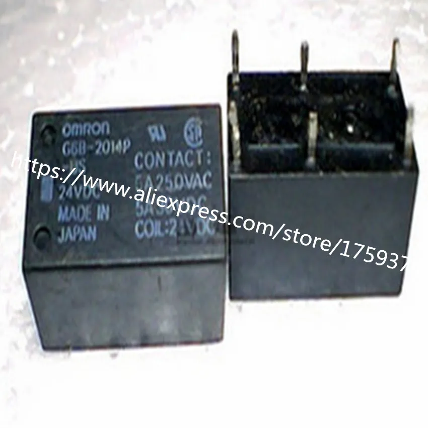 

wholesale 100pcs/lot G6B-2014P-US-24VDC 5A 6feet relay