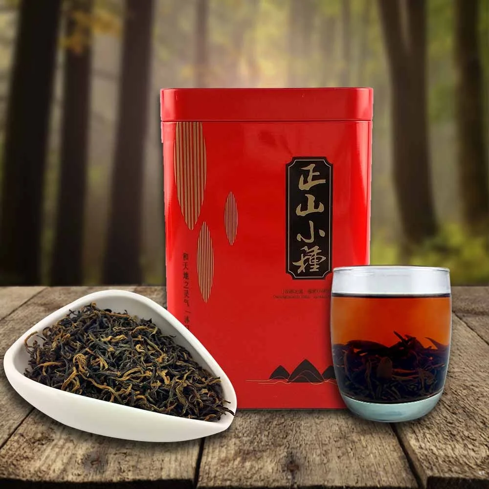 

Red Tea Lapsang Souchong 100g, No Smoky Flavor, Good Taste Black Tea, with Gift Box