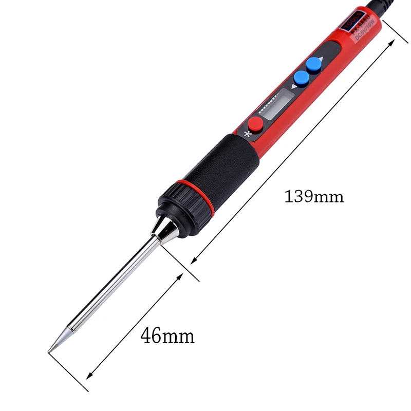 Мини Портативный USB паяльник ручка наконечник сенсорный Переключатель Электрический паяльник сварочный инструмент для ремонта паяльник набор