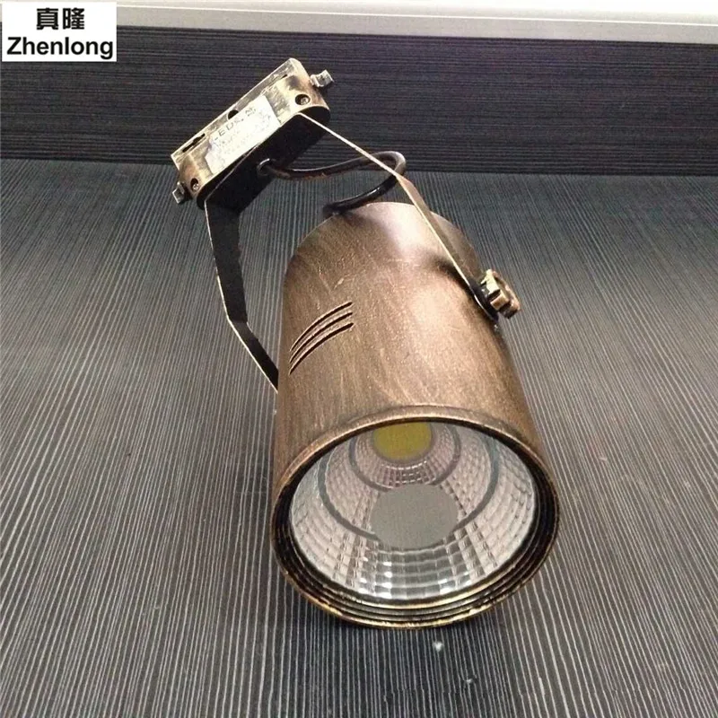 Retro Spotlights Downlight COB Antique Copper Clothing Store Lighting Dedicated Track Lights Nostalgic Bar European Down Lamp Retro Spotlights Downlight COB Antique Copper Clothing Store Lighting Dedicated Track Lights Nostalgic Bar European Down Lamp